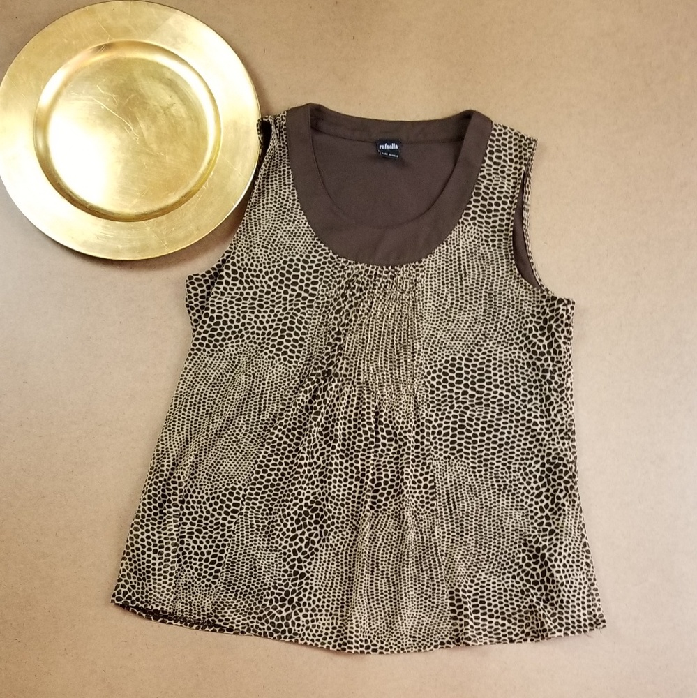 Rafaella Fashion print Camisole size Large L